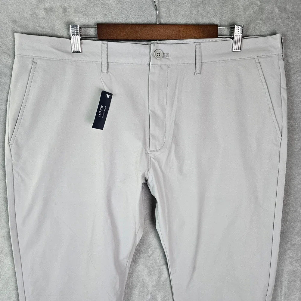 J.Crew‎ Mens Flex Tech Pant Slim Fit Light Grey 38x32 AA712 NWT